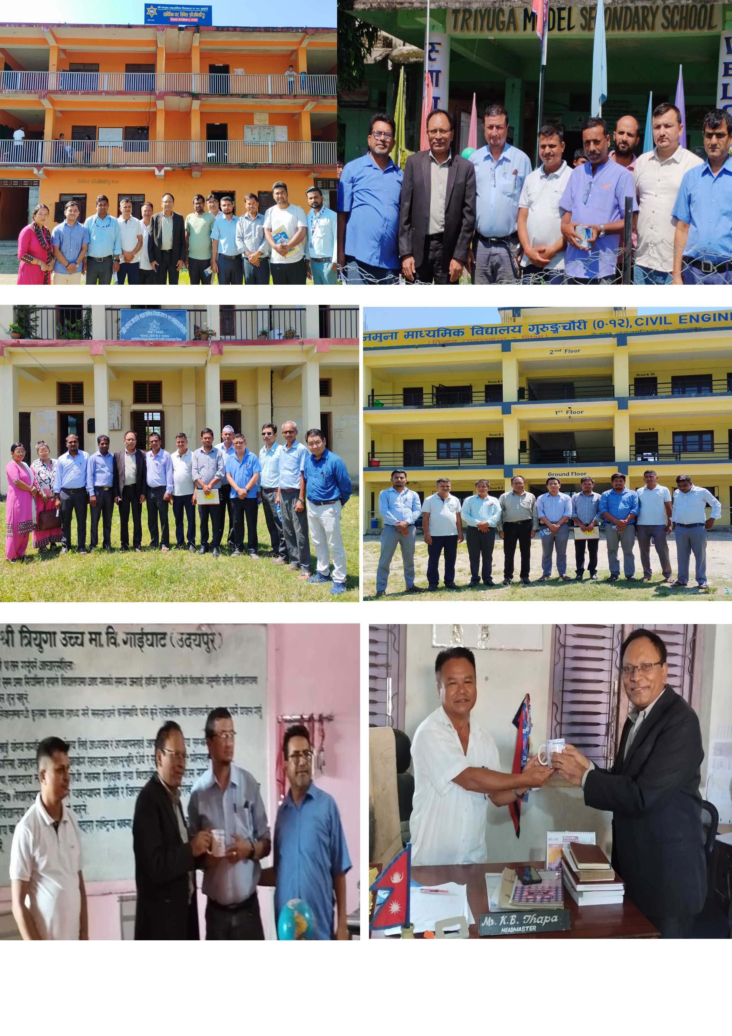 Interaction visit by SOE to various Secondary Schools of Udayapur, Nepal